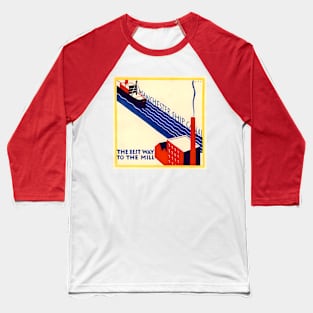 Manchester England Ship Canal Baseball T-Shirt